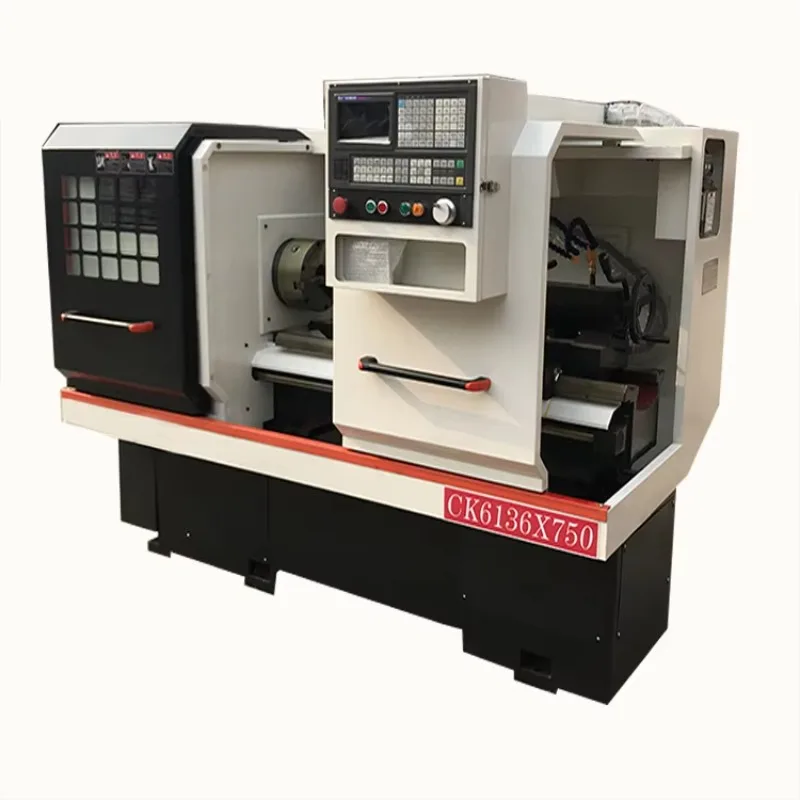 Factory Price CK6136 CK 6150 CK 6166  CNC Metal  Turning Flat Bed CNC Lathe