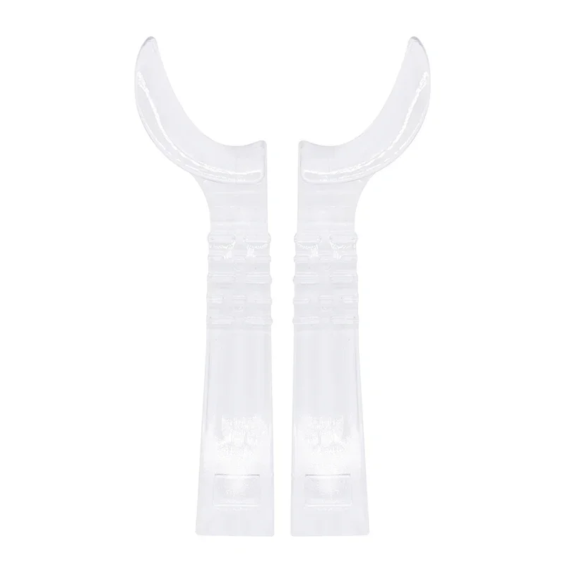 2 pçs plástico dental meio lábio retrator esquerda direita bochecha retrator abridor de boca dispositivo suporte intraoral ferramentas dentista para clínica