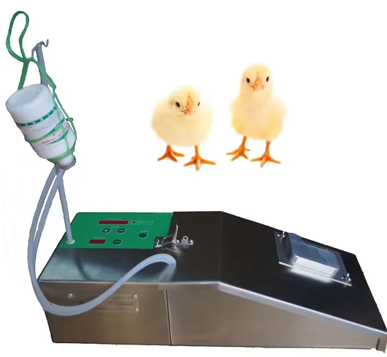 for Chicken Duck And Goose Continuous Syringe Incubation Poultry Incubator Automatic Counting Vaccination Equipment