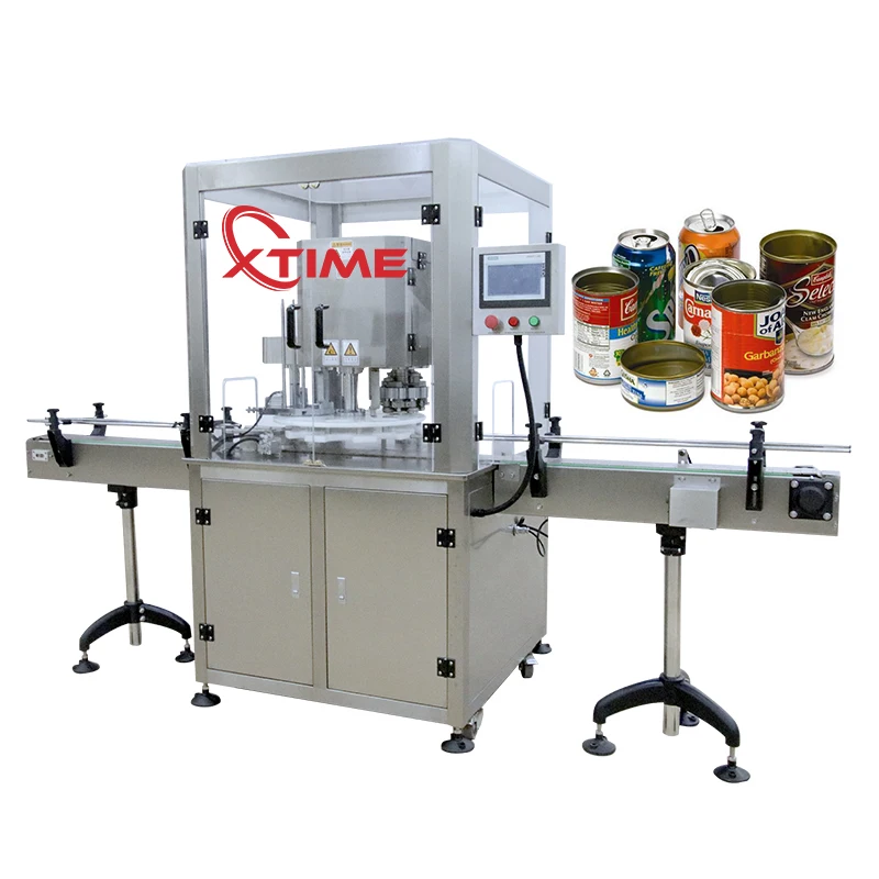 

Automatic 330ml 3000cans Per Hour Craft Beer Beverage Juice Aluminum Can Filling Sealing Machine / Beer Canning Equipment Line