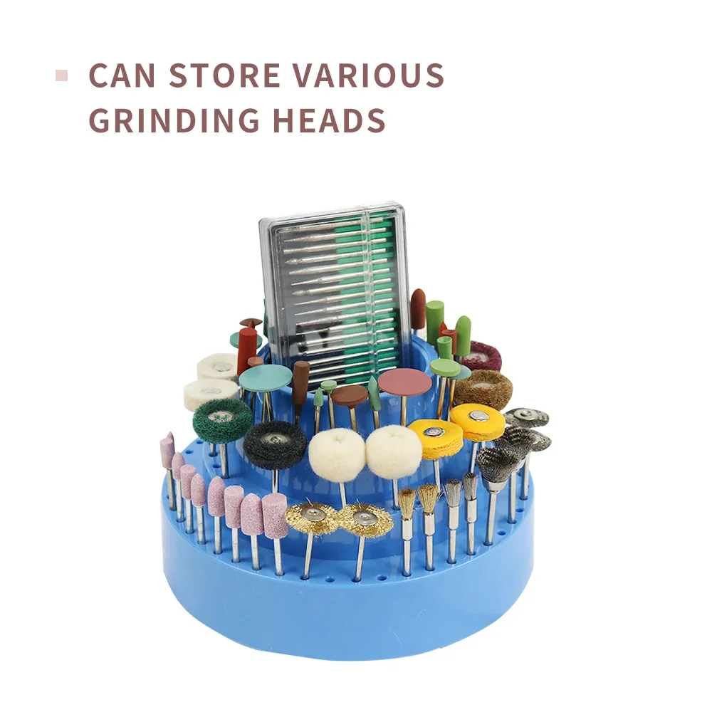 

Ящик для хранения шлифовальной головки с вращающейся полировкой NIUPIKA, 3 уровня, 116 отверстий, 5 цветов на выбор, необходимый для инструментов для изготовления ювелирных изделий