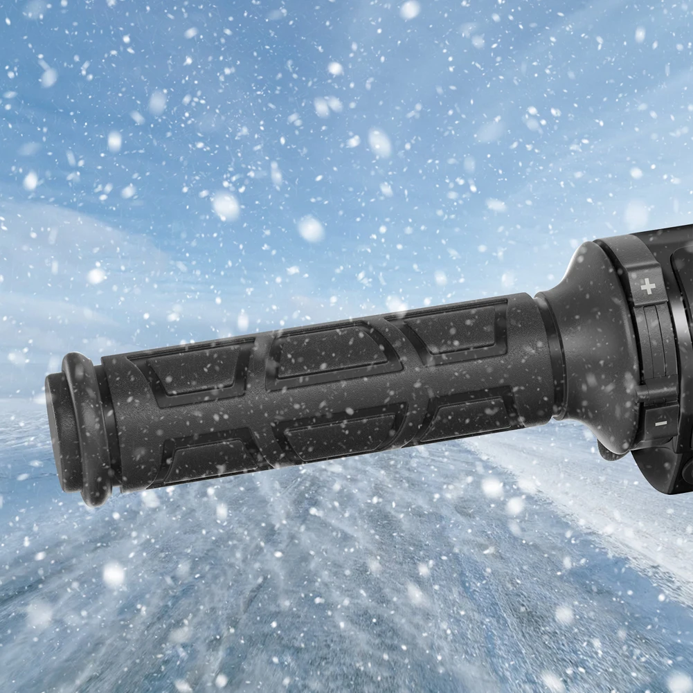 

22-мм мотоциклетные ручки с подогревом, 3-ступенчатые электрические нагревательные рукоятки, водонепроницаемые, с электроподогревом, запчасти для мотоциклов для зимы