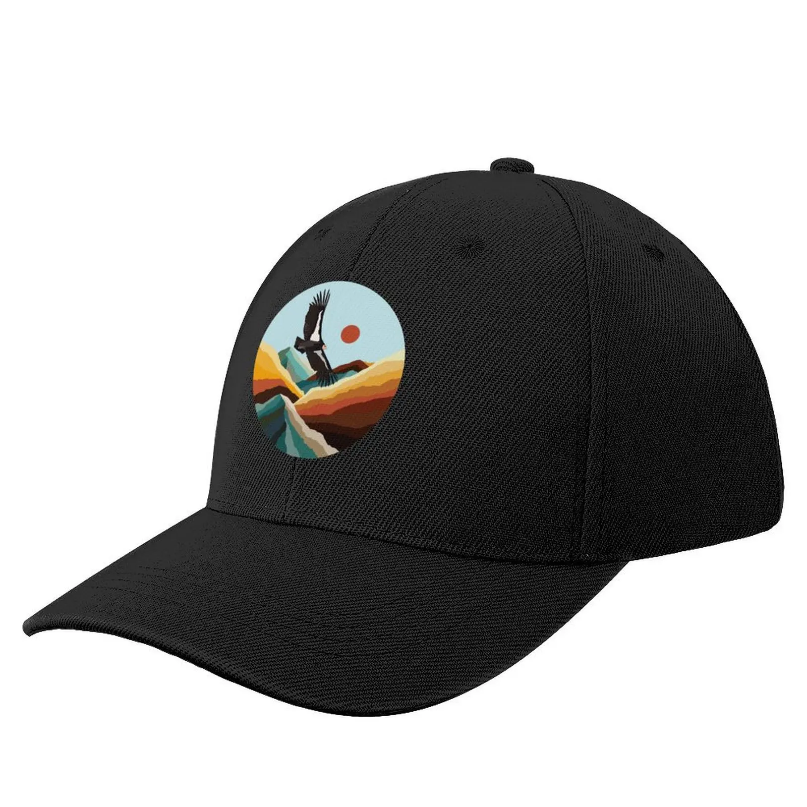 

Condor in Flight Baseball Cap Custom Cap Wild Ball Hat Golf Wear Mens Women's