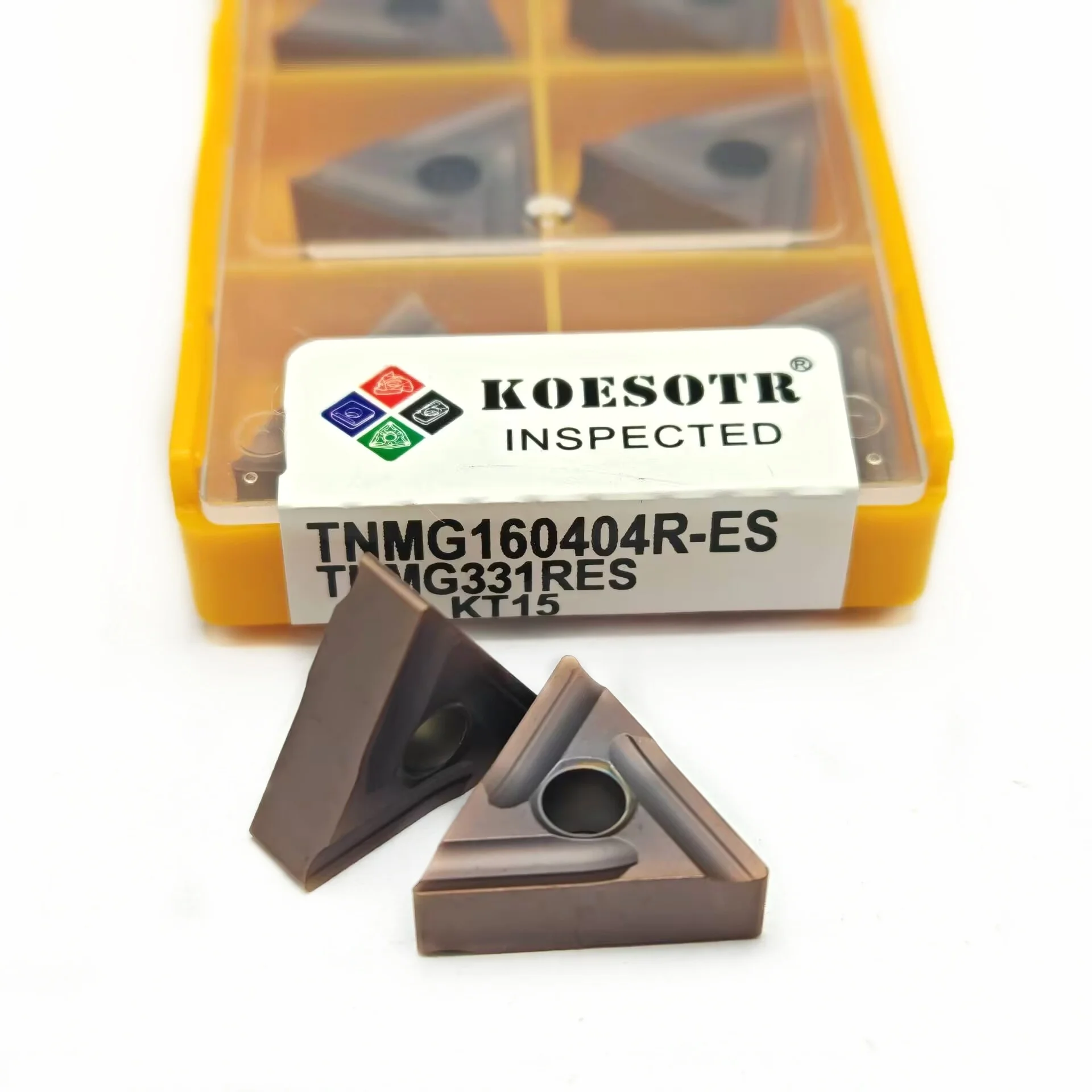 10 قطعة TNMG160404R TNMG160408R TNMG160404L ES KT15 KT6020 KT735 CNC سيرميت الصف كربيد إدراج أدوات الطحن تحولت شفرات