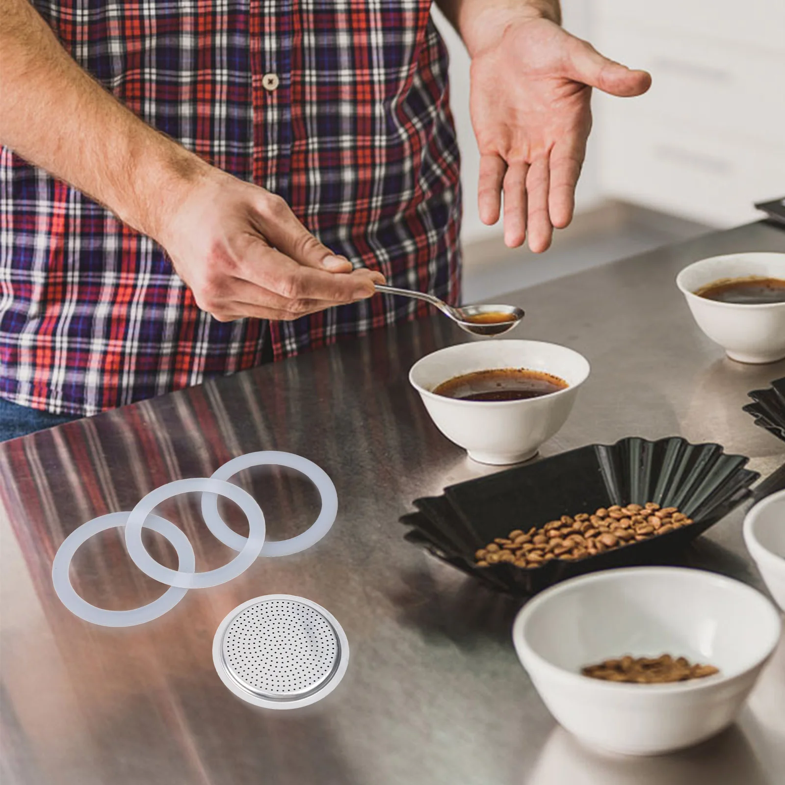 

Силиконовые прокладки, уплотнения, набор для приготовления эспрессо, набор для заваривания кофе, кофейник, набор для обслуживания, обычное решение для обслуживания