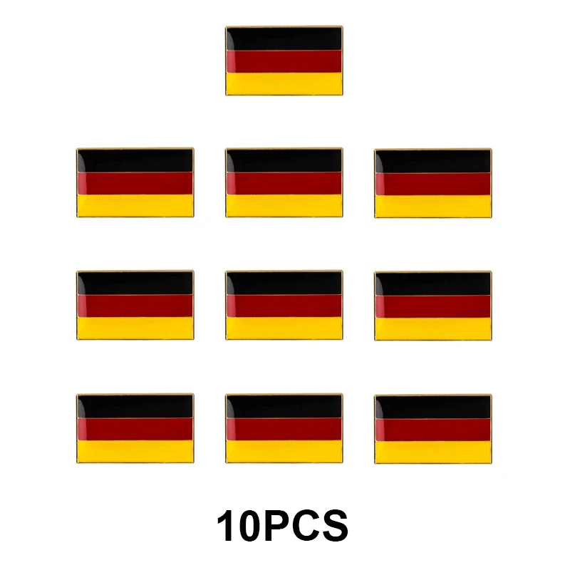 1-100pcs Germany Lapel Pin Flag badge Brooch Pins Badges view 4