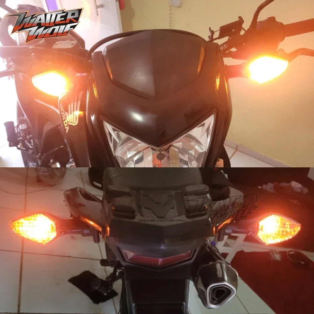 Motorcycle Turn Signal Light Lens Cover For HONDA CB500F CB 500X CBR500R CB650F CBR650F GROM 125 NC 700 750 S/X CRF250L CRF300L