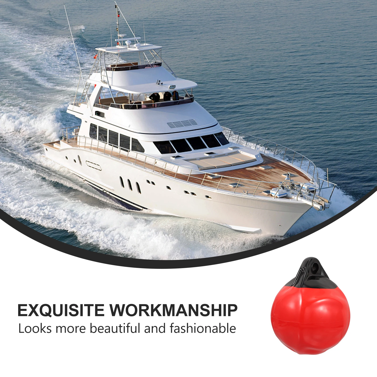 

Durable Pvc Inflatable Yacht Anti-Collision Buoy Strong Pressure Bright Color Long-Lasting Corrosion Resistant Sun Resistant