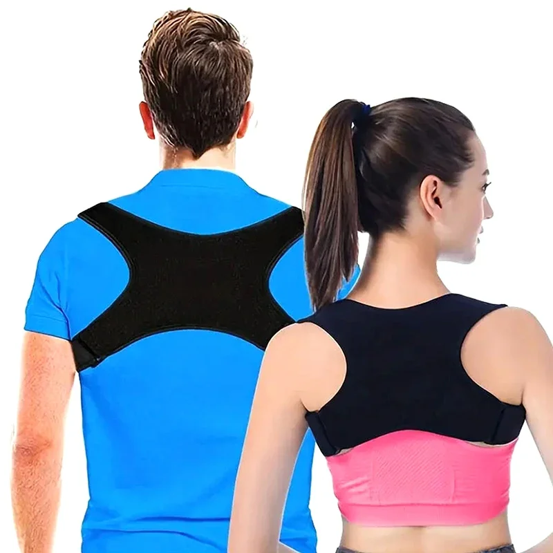 Adjustable Back Posture Corrector Neck Back Support Belt Spine Shoulder Brace Support Belts Adult Invisible Hunchback Belts