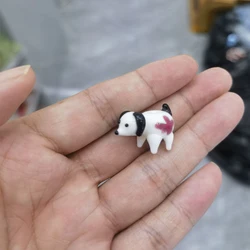 2pcs 14x25mm Flower Dog Lampwork Beads For Jewelry Making Loose Spacer Murano Glass Bead DIY Bracelet Necklace Pendant Charm