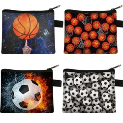 Sacs à monnaie carrés pour enfants et hommes garçons, pocommuniste de rangement pour écouteurs, porte-cartes d'identité et de crédit