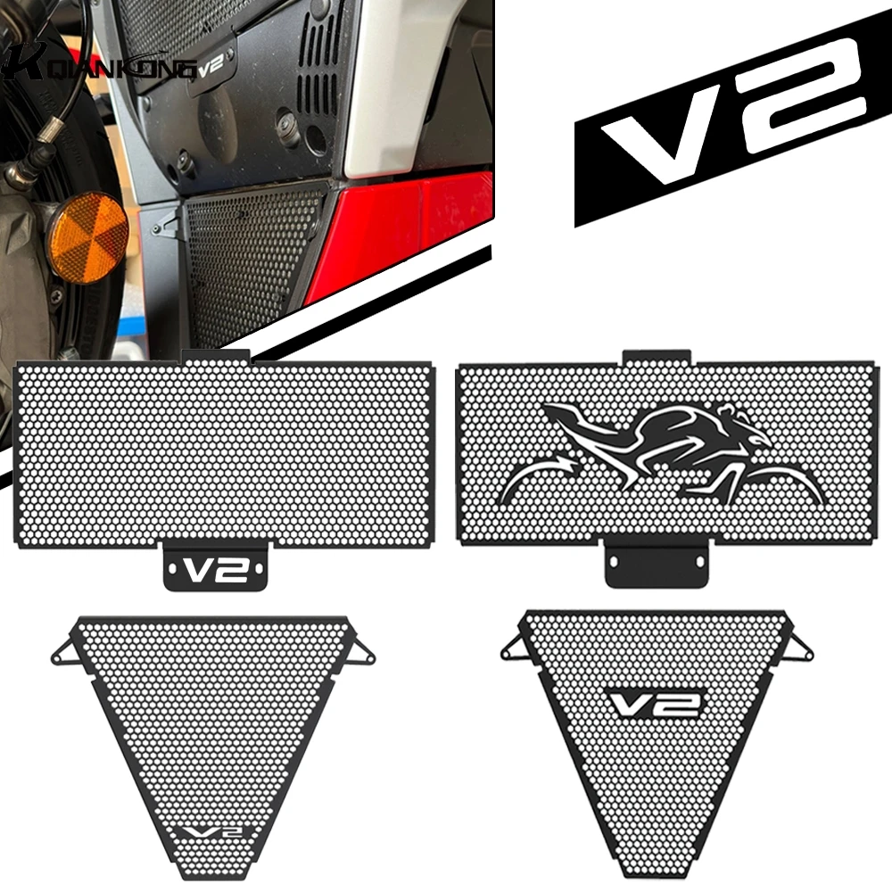 For DUCATI Streetfighter V2 2022 2023-2024-2025-2026 Motorcycle Radiator Guard Grill Cover Water Tank Cooler Bezel Protector Set