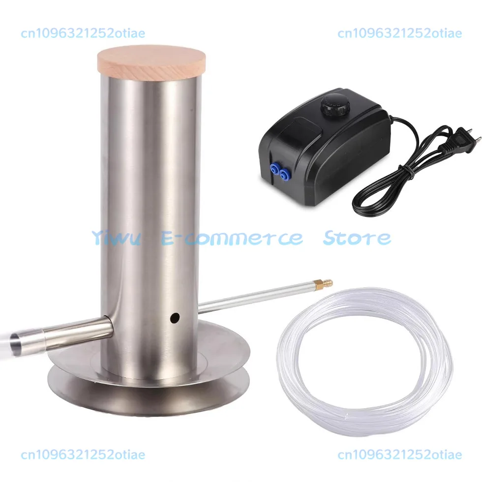Stainless steel barbecue smoke cooler
