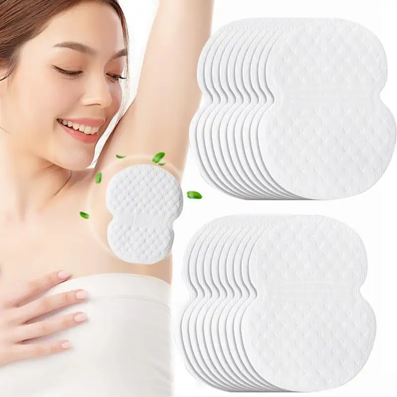 

50Pcs Invisible Armpit Sweat Pads Sweat Protection Underarm Pads Absorbent Pad Breathable Sweat Shield Non Sweat Adhesive patch