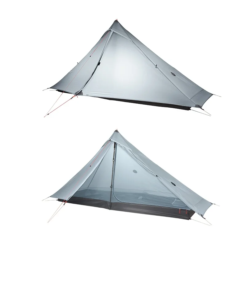 3F UL GEAR Lanshan 1Pro 2026 Zelt Outdoor Ultraleicht Camping Zelt 690g/1,52lb Silpoly Zelt T-zip Tür Wasserdicht Wandern Klettern – Detail 10
