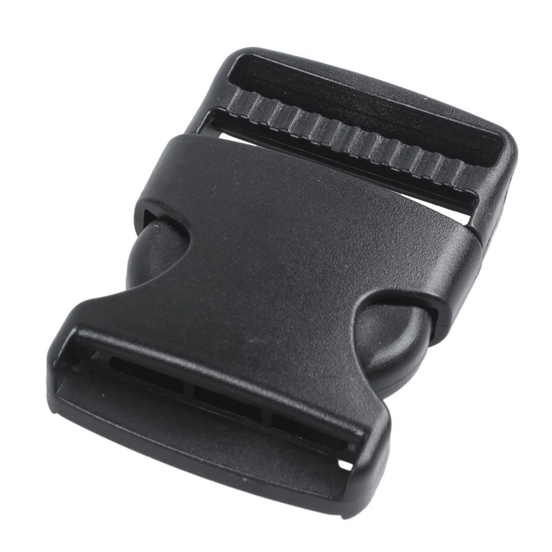 20X Hard Plastic Strap Band Belt Side Release Buckle 3Cm Width Black