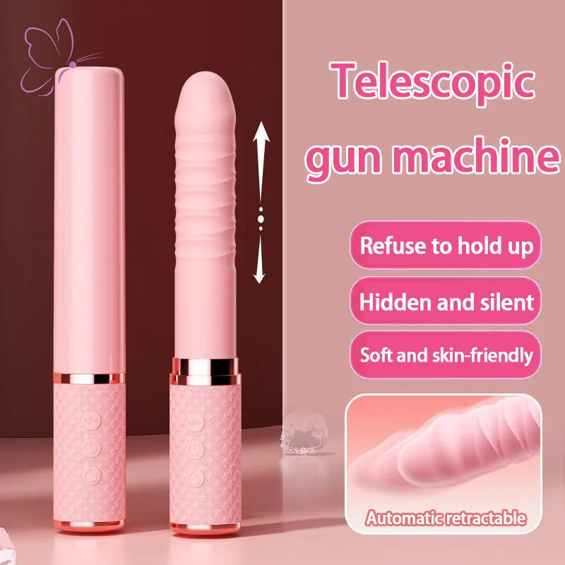 

Vibration Stick Women Heated Masturbation Device Fully Automatic Telescopic Cannon Machine Massage Stick Penis Sexual Products