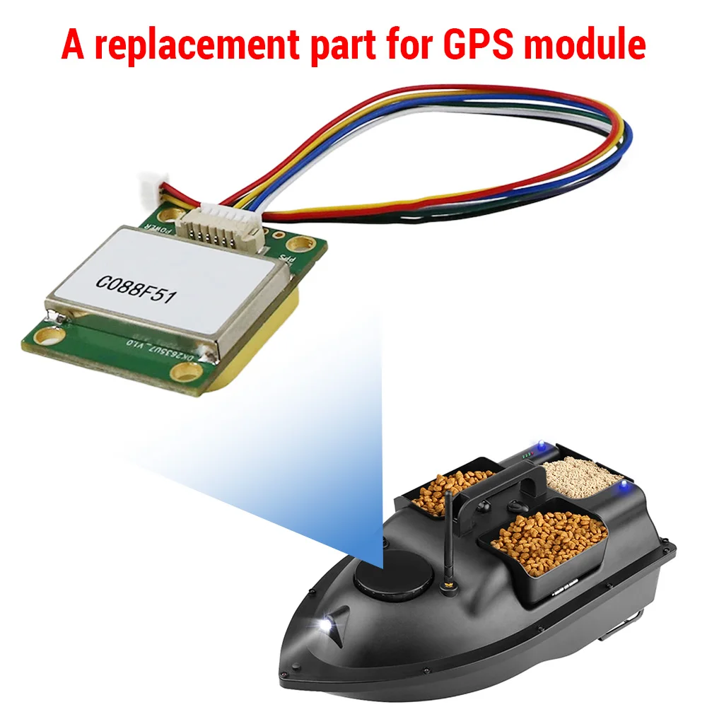 

GPS-модуль для лодки-приманки для GPS-рыбацки R18 CTV18 V18 C118, запасные части, GPS-модуль для лодки, морской GPS-модуль