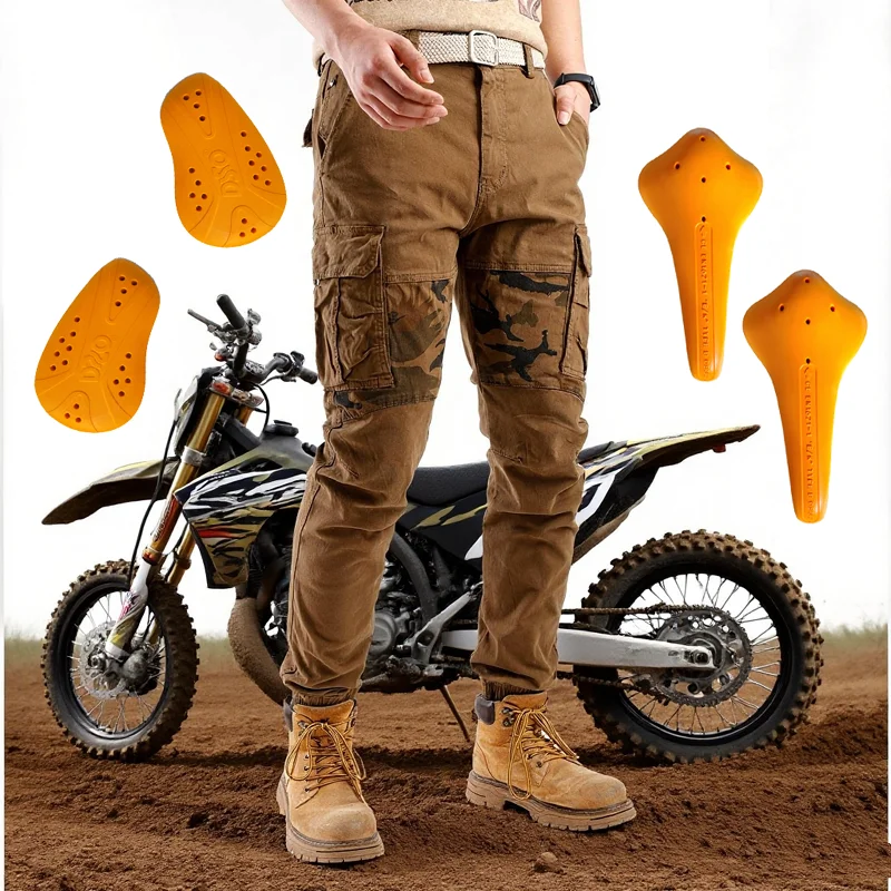 

Motorcycle Anti-Fall Work Pants Motorcycle Protective Work Pants with Anti-Slip Design Motorcycle riding anti fall work pants