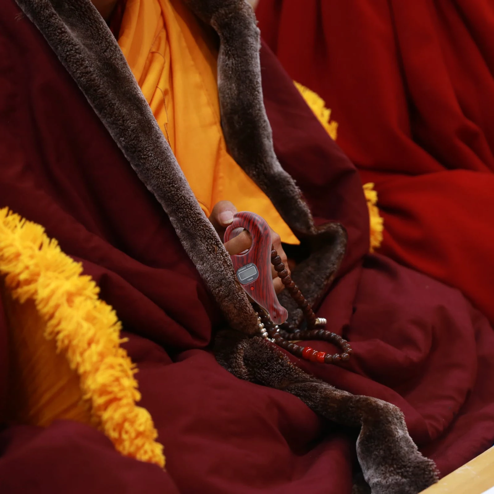 

Digital Compact Prayer Beads Counter Mini Meditation Counter Durable Lightweight Portable Decompression Tool For