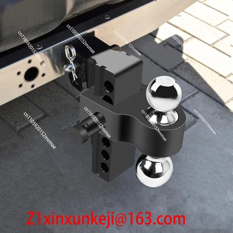 Strong Pulling Force Adjustable Aluminum Alloy Trailer Arm 6-inch with Bolt Lock Dual Head Trailer Arm