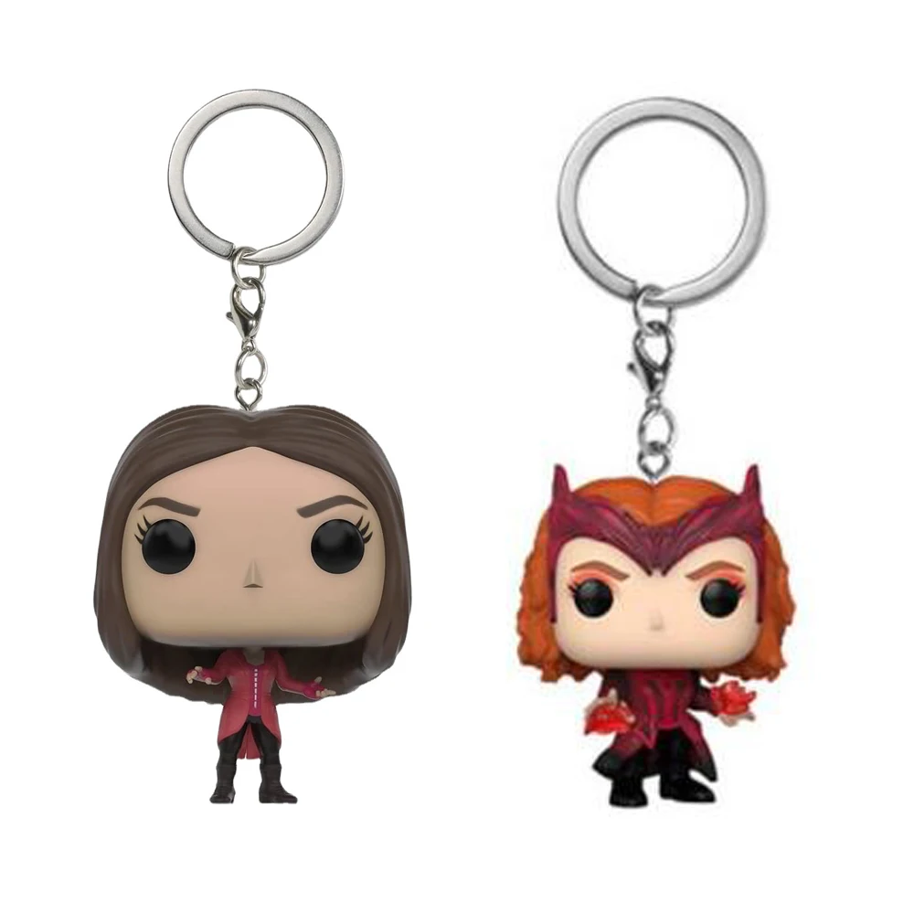 Marvel Scarlet Witch  Keychain Vinyl Dolls Figure Toys