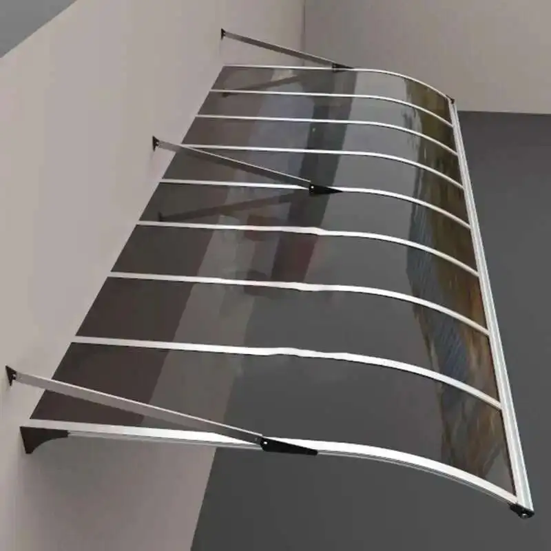 

Modern Large Sink Aluminum Alloy Gazebos Home Window Courtyard Eaves Rainproof Pergola Transparent Plate Awning Garden Pavilion