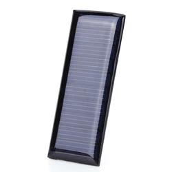 1/2 Pcs Mini Solar Cell Panel 5V 0.23W 45MA Pocket Solar Charging Panel Polysilicon for 3.7V Solar Toy/LED Light