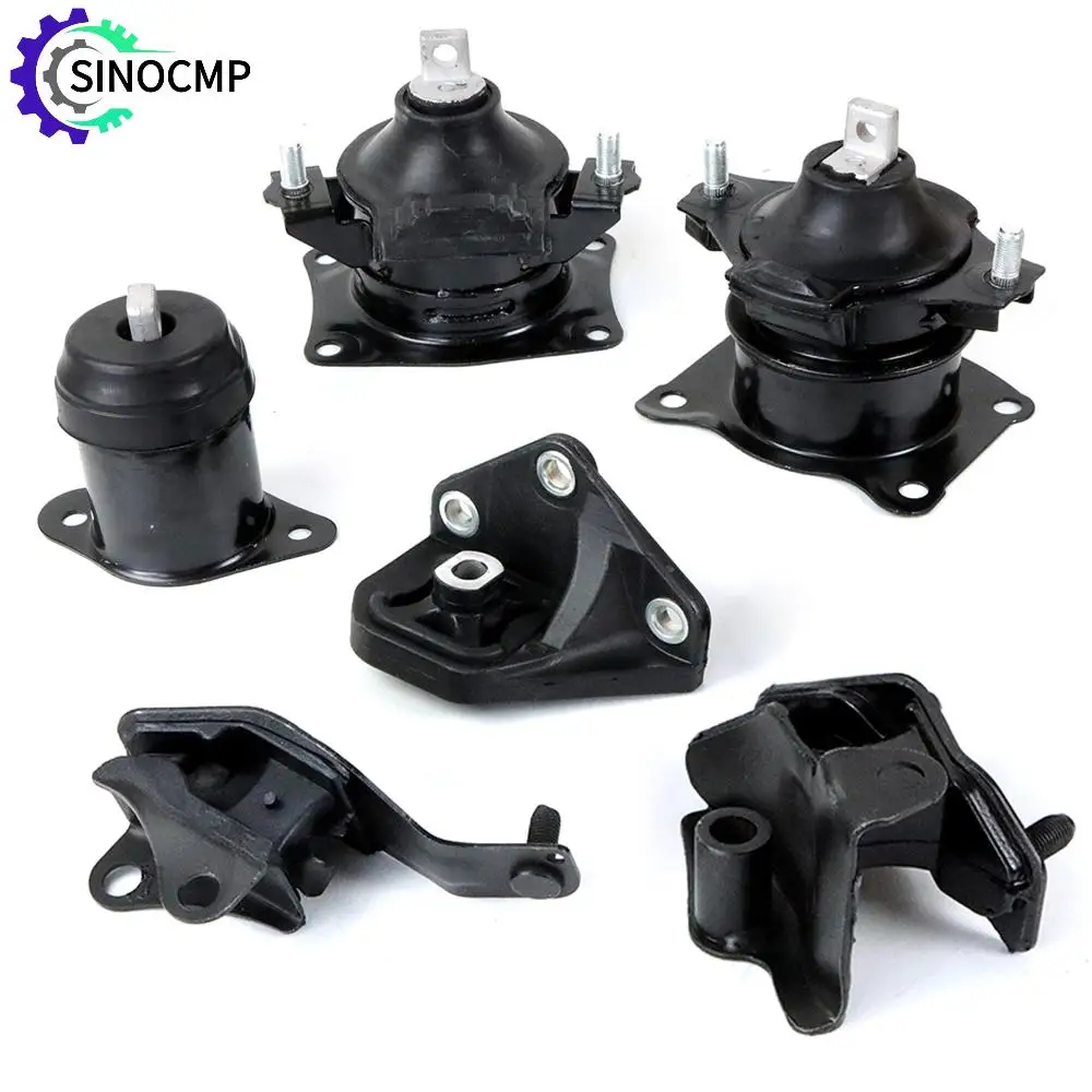 6pcs Engine Trans Mount A4509 A4516 A4510 A4517 A4526HY A4544 For 2003-2007 Honda Accord 2.4L Engine Motor Transmission Bracket