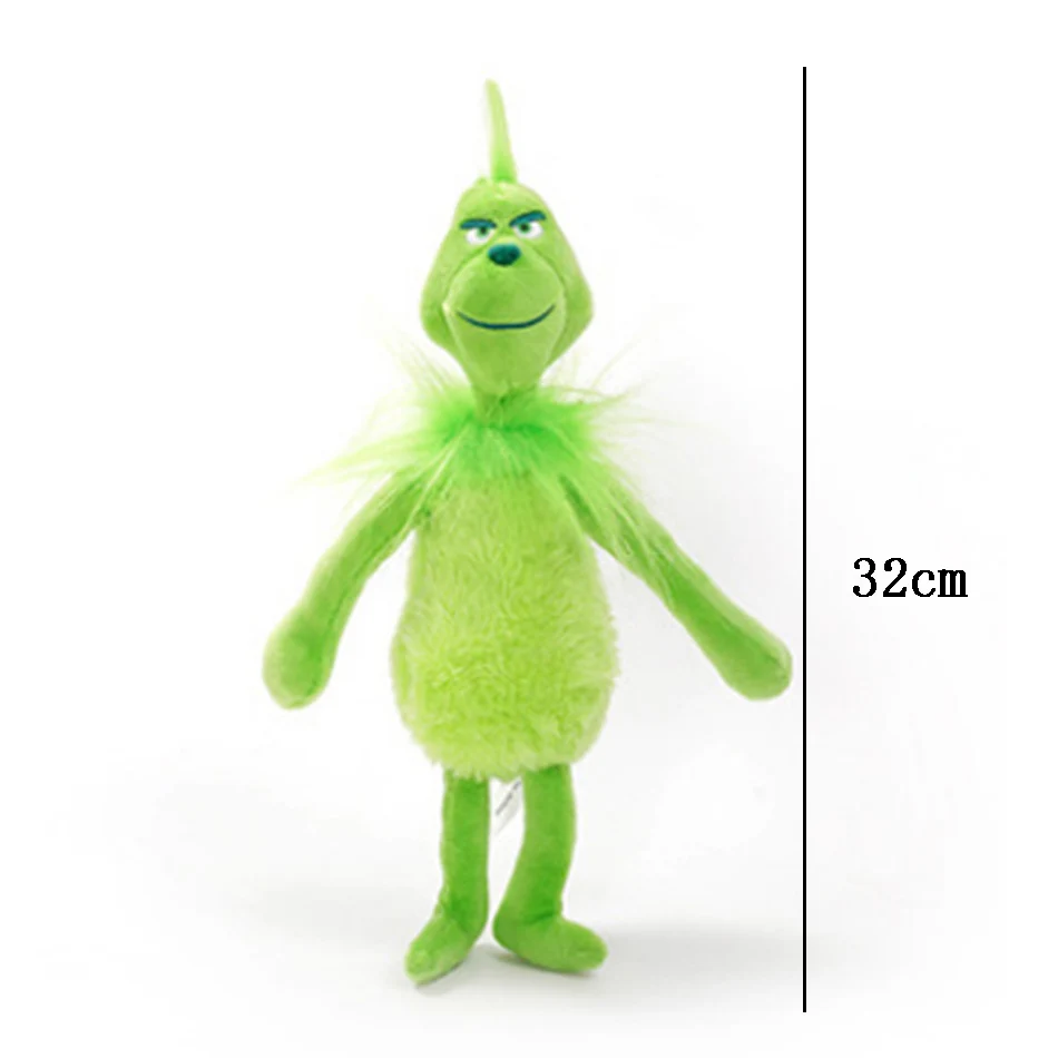 สีเขียว Shaggy อะนิเมะตัวเลขตกแต่งคริสต์มาสที่สมบูรณ์แบบสีเขียว Haired Monster Figurine ตุ๊กตาน่ารักตุ๊กตาเด็กของขวัญวันเกิดของเล่น