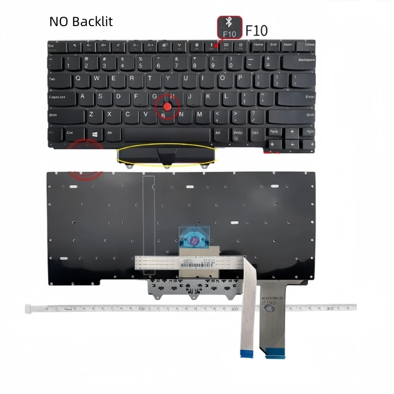 

Новая клавиатура с английской раскладкой для ноутбука Lenovo E14/R14/S3 GEN2