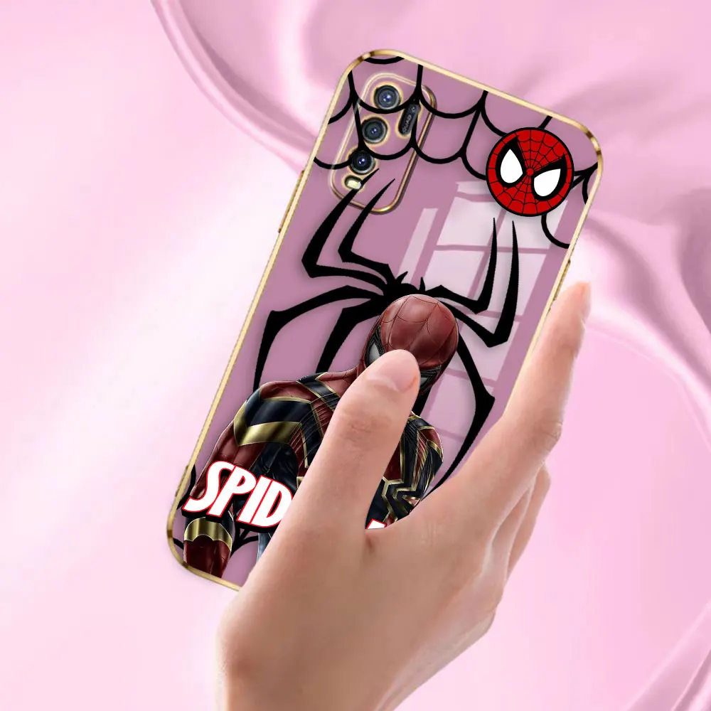 Smooth E-TPU Phone Case Infinix TECNO POP SPARK 6 7 8 10 20 GO 20C CAMON 17 18 19 20 POVA 3 4 5 PRO Case Marvel Heroes SpiderMan