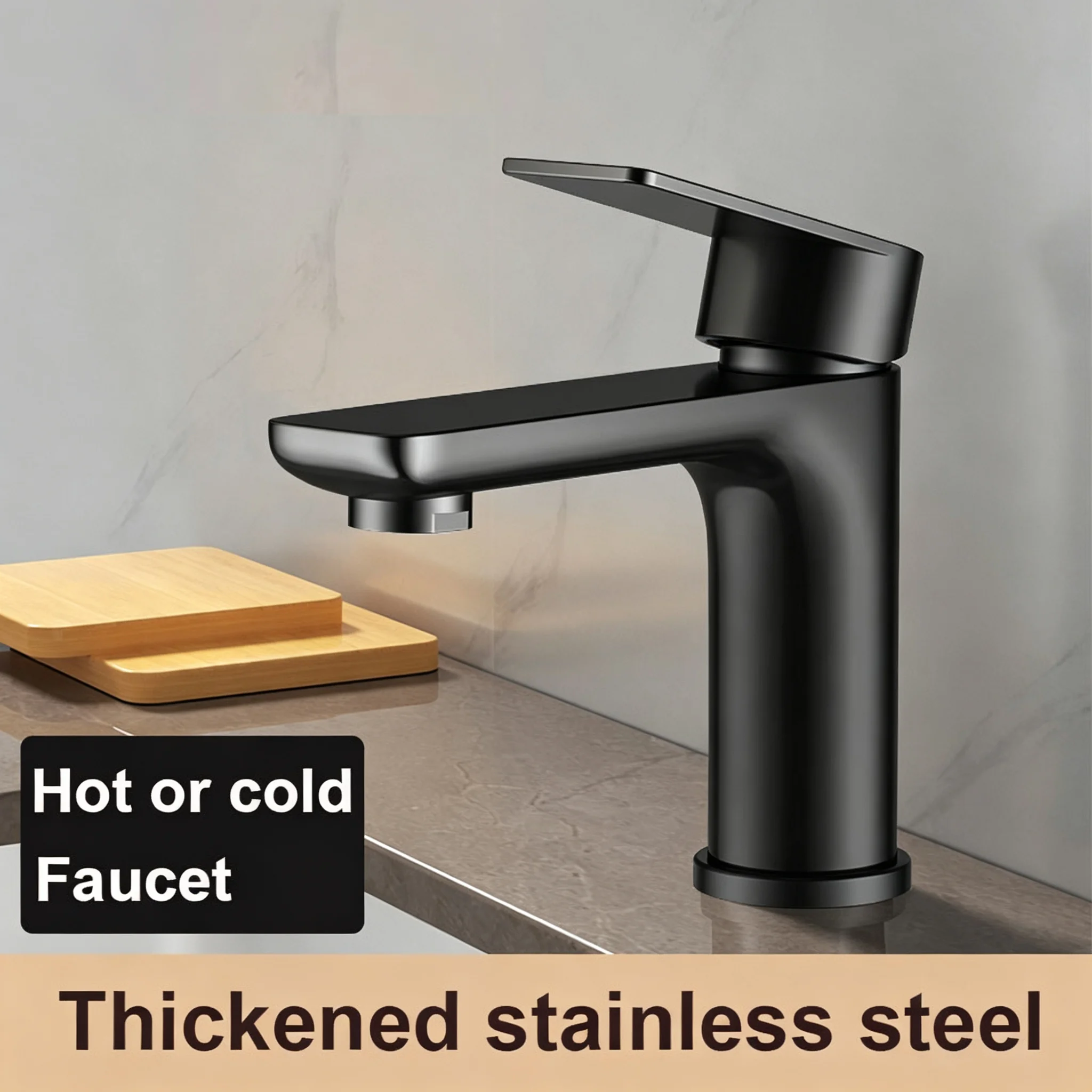 Honeycomb Water Outlet Stainless Steel Sink Faucet Single Lever Hot Cold Water Control for Hotel Luxury Bathroom Renovation