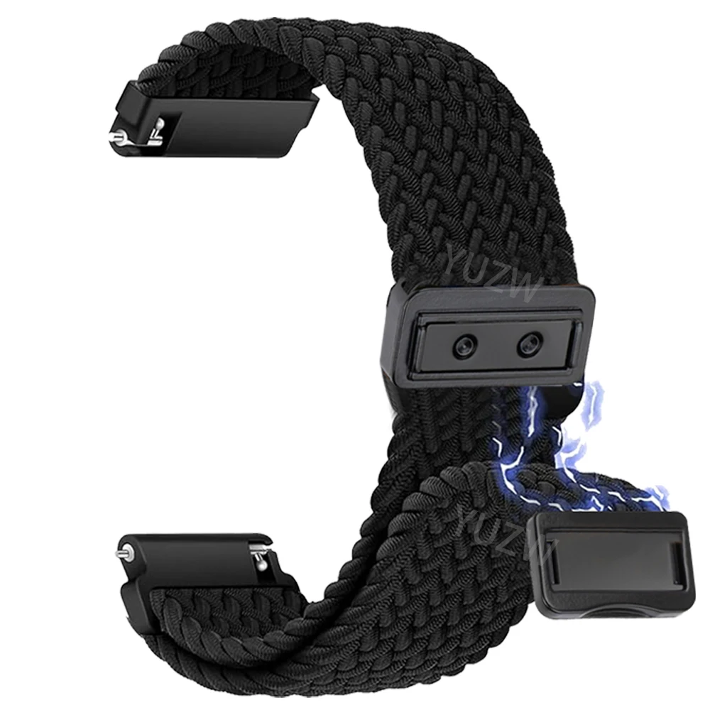 22mm 20mm Watchband for HAYLOU Solar 5 Ultra Band Plus RT3/R8/S8/S6/RS4/LS02/Watch 2 Pro Smartwatch Bracelet Nylon Elastic Strap