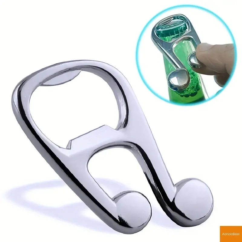 

Eco-Friendly Musical Note Shape Bottle Opener Zinc Alloy Metal Made Beer Opener Small Wedding Gifts for Guests Kitchen Gadgets