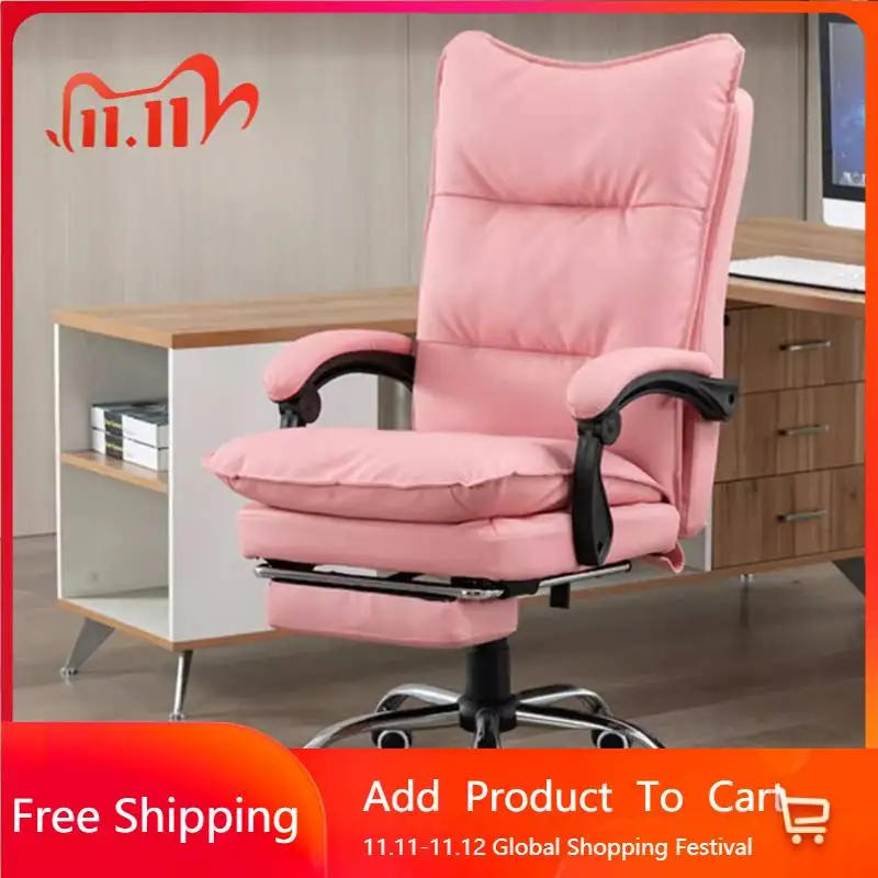 

Ergonomic Meditation Office Chair Study Executive Bedroom Rotating Gaming Chair Footrest Creative Modern Stoel Hotel Furniture