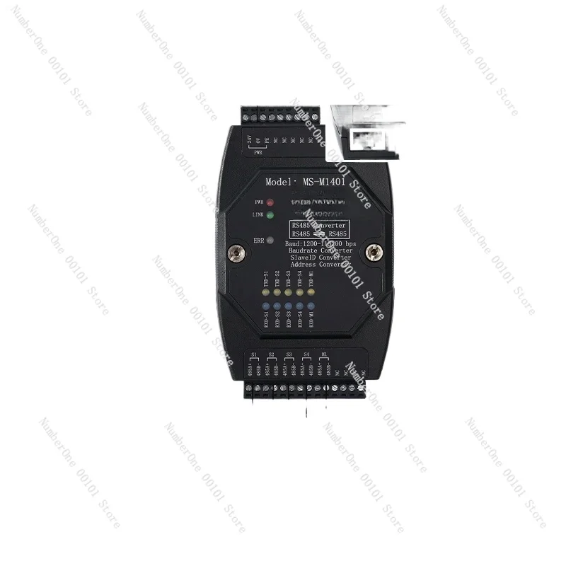 

RS485 Hub Converter - 1 Master to Multi-Slave Modbus Communication Module with Address & Baud Rate Configuration