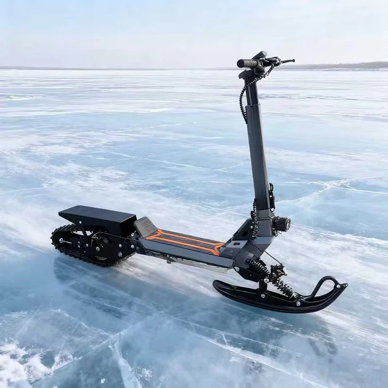 

48V dual-purpose snowmobile, 40 kilometers per hour, load 120 kg, climbing angle 20 degrees, LCD screen, antifreeze steel