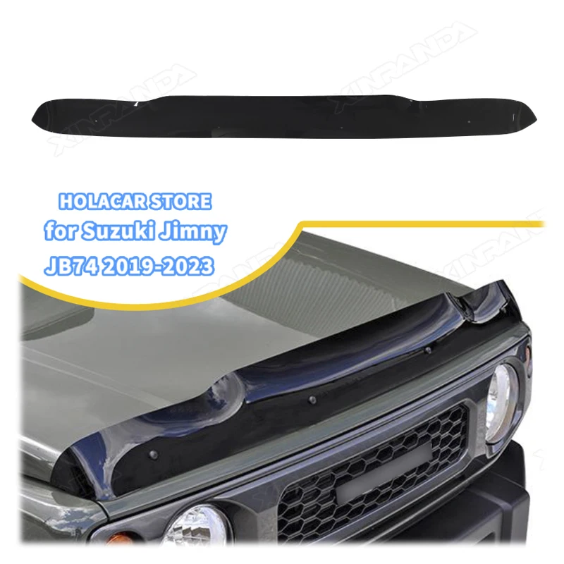 

Bug Shield Hood Plastic Front Bonnet Guard Deflector Protector For Suzuki Jimny Jb64 Jb74 Accessories