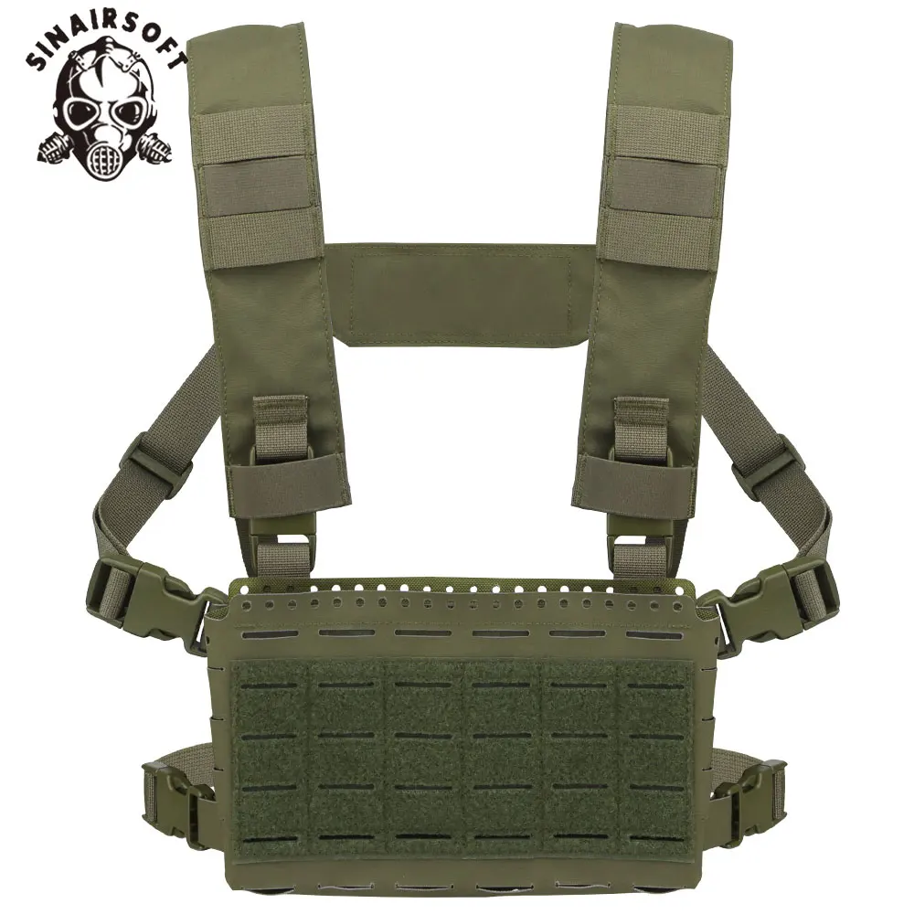 

MOLLE MK5 Chest Rig SS MKV Micro Fight Chassis Placard Hook&Loop Airsoft Magazine Pouch Tactical Plate Carrier Vest Equipment