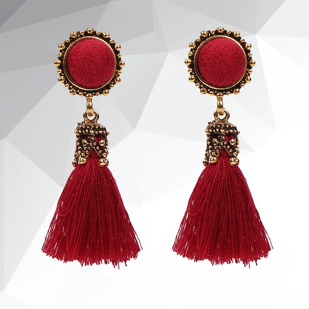 

Tassel Earrings Lightweight Bohemia Jewelry for Women Dangle Earrings Gift Fashion Ethnic Accessories