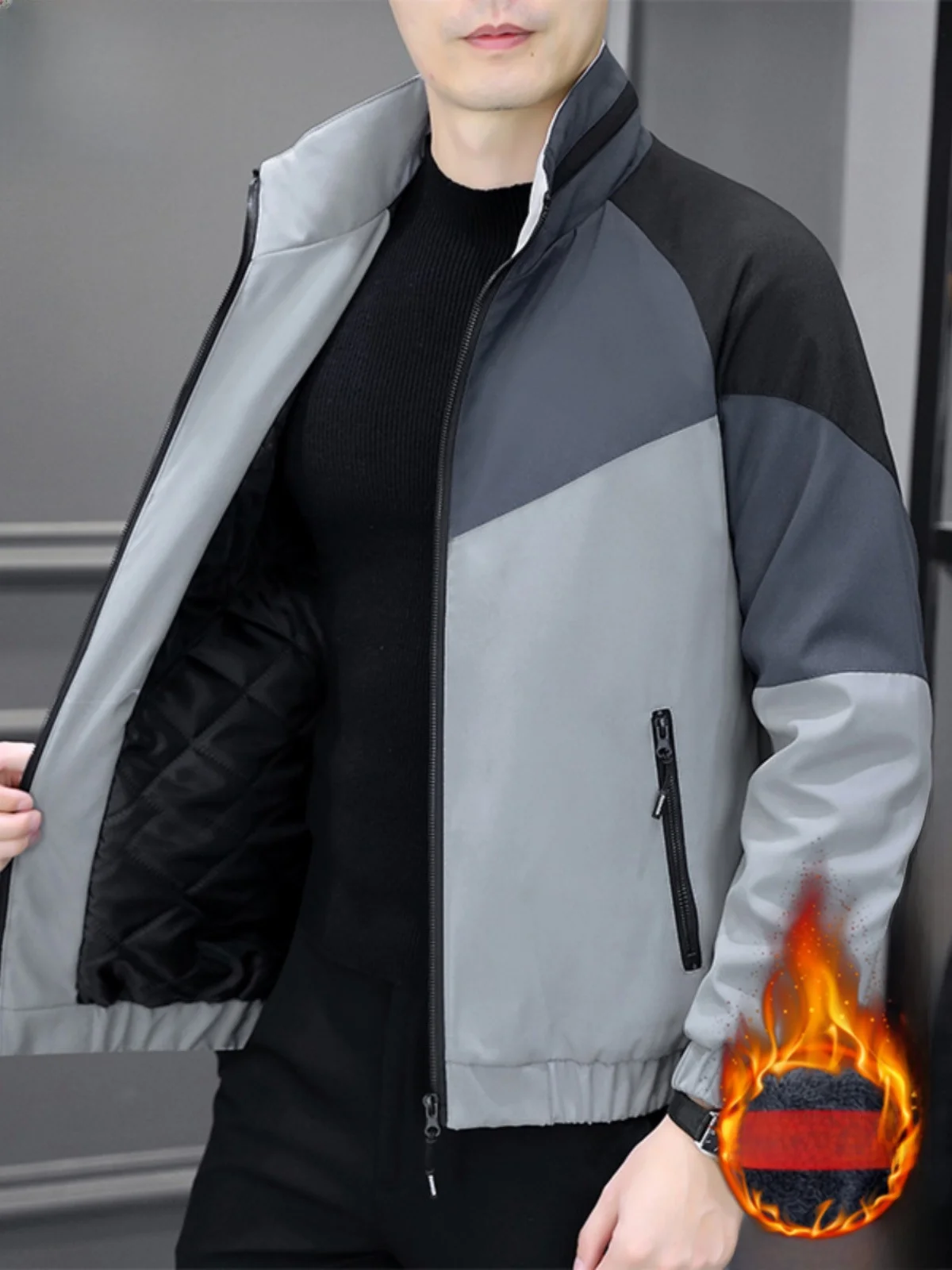 

Мужская куртка Paul с подкладкой, осенне-зимняя, утепленная, со воротником-стойкой, для спорта и активного отдыха, ветрозащитная, повседневная, свободного кроя, городской стиль