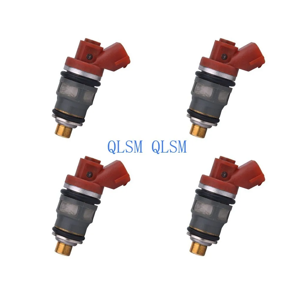 حاقن الوقود 4 قطع 23250-76020 FJ378 لتويوتا بريفيا تدفق المتطابقة 2.4L- اكسسوارات السيارات