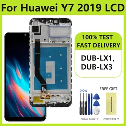 6.26''Screen For Huawei Y7 2019 LCD Display Touch Screen Digitizer Assembly for huawei Y7 2019 DUB-LX1 LX3 LCD Replacement Parts