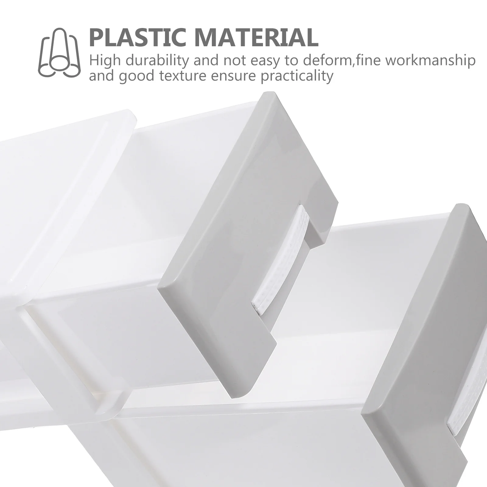 

Desktop Storage Box Two-Layer Drawer Design Dust-Proof Moisture-Proof Organizer For Cosmetics Jewelry Small Items Home