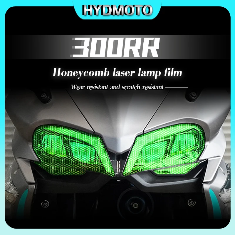 

For voge 300RR 300rr headlight film smoked black tail light film honeycomb laser light film waterproof modification accessories