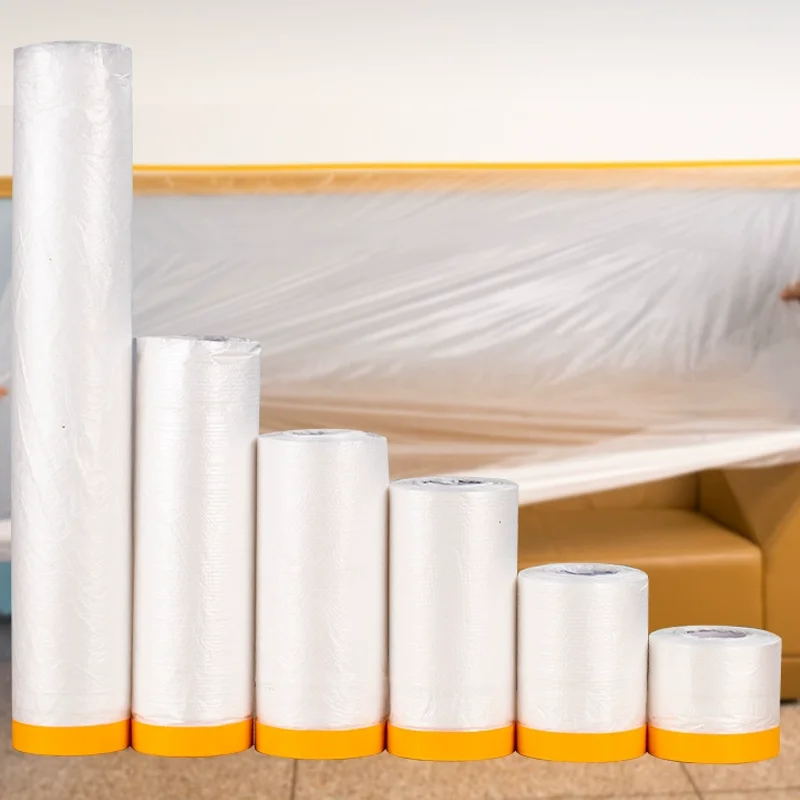 

Dust-proof film, paint masking tape for decoration, car painting protective film, thin film paper, furniture dust protection