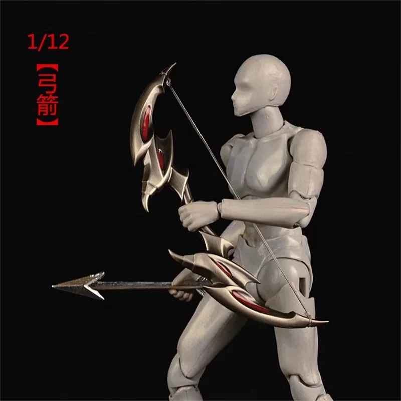 

Hot Sale 1/12 Soldier Weapon Accessories Mini Bow and Arrow High Quality Model Toy Fit 6'' Action Figures Body In Stock