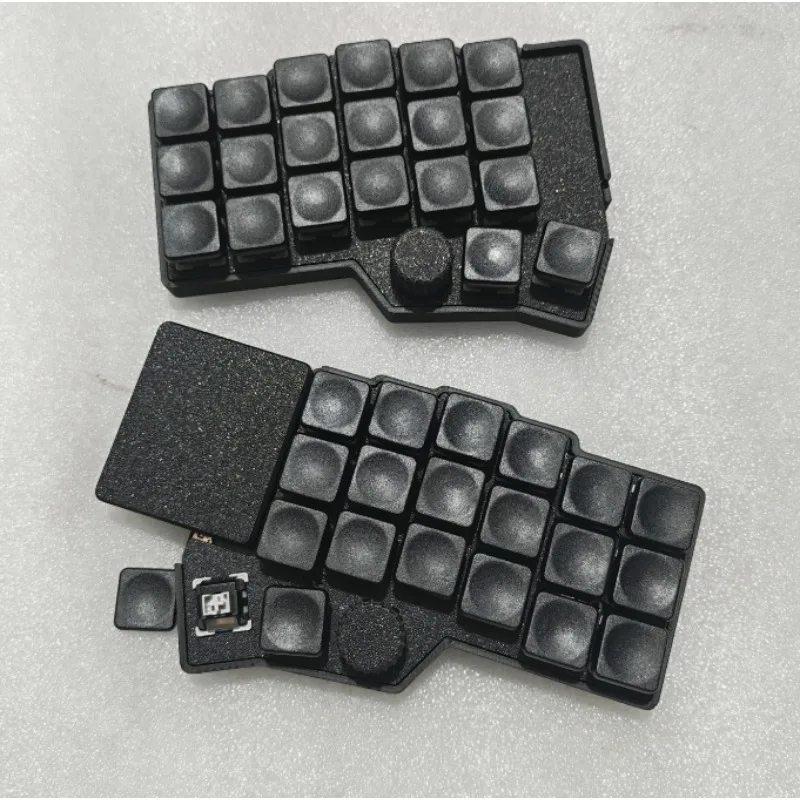 

Hot Corne V4.1 Square Touchpad Knob Split Keyboard Custom Grey Wood Axis V4 MX Hot-swap RGB VIA Ergonomics Teclado Mecanico