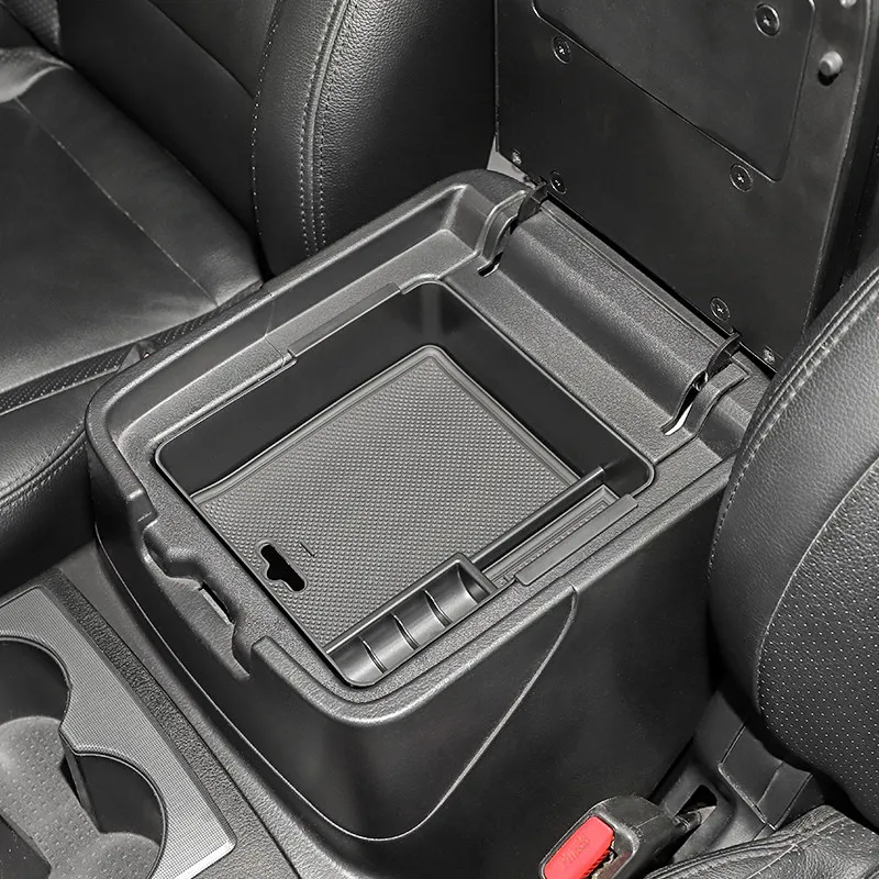 Boîte de rangement pour accoudoir de console centrale, accessoires d'amélioration intérieure pour Mitsubishi Pajero importé